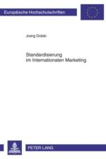 Standardisierung Im Internationalen Marketing af Joerg Dolski