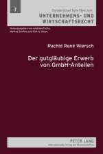 Der Gutglaeubige Erwerb Von Gmbh-Anteilen af Rachid Rene Wiersch