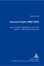 Johannes Popitz (1884-1945) af Katharina Voss