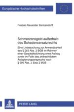 Schmerzensgeld Außerhalb Des Schadensersatzrechts af Reimar Benkendorff