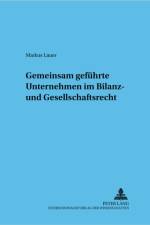 Gemeinsam gefuehrte Unternehmen im Bilanz- und Gesellschaftsrecht af Markus Lauer
