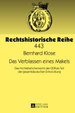 Das Verblassen Eines Makels af Bernhard Klose