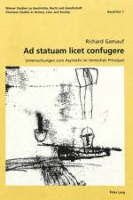 Ad Statuam Licet Confugere af Ao Univ -Prof Dr Richard Ga
