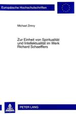 Zur Einheit Von Spiritualitaet Und Intellektualitaet Im Werk Richard Schaefflers af Michael Zimny