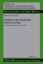 Perspectivas Lingueisticas Sobre El Refran af Elvira Manero Richard