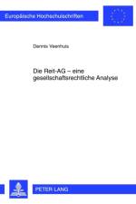 Die Reit-AG - Eine Gesellschaftsrechtliche Analyse af Dennis Veenhuis