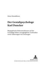Der Gestaltpsychologe Karl Duncker af Soren Wendelborn