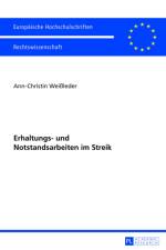 Erhaltungs- Und Notstandsarbeiten Im Streik af Ann-Christin WeiÃŸleder