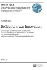 Befaehigung Zur Innovation af Axel Faix