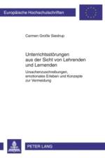 Unterrichtsstoerungen Aus Der Sicht Von Lehrenden Und Lernenden af Carmen Grosse Siestrup