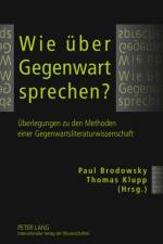 Wie Ueber Gegenwart Sprechen?