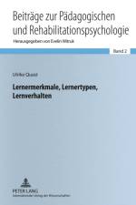 Lernermerkmale, Lernertypen, Lernverhalten af Ulrike Quast
