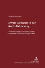 Private Elemente in der Strafvollstreckung af Lena Kotter