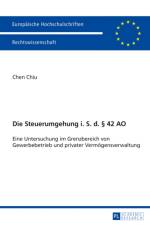 Die Steuerumgehung I. S. D. § 42 Ao af Chiu Chen