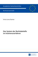 Das System Der Rechtsbehelfe Im Insolvenzverfahren af Anna Lena Stamer