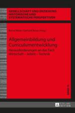 Allgemeinbildung Und Curriculumentwicklung