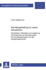 Die Maengelhaftung im neuen Schuldrecht af Frank Waltermann