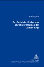 Das Recht der Kirche Jesu Christi der Heiligen der Letzten Tage af Daniel Fingerle