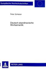 Deutsch-Skandinavische Wortsemantik af Peter Schlesier