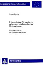 Internationale Strategische Allianzen Mittelstaendischer Unternehmen af Stefan Lubritz