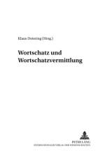 Wortschatz Und Wortschatzvermittlung