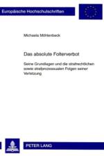 Das Absolute Folterverbot af Michaela Mohlenbeck