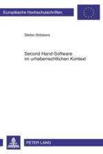 Second Hand-Software Im Urheberrechtlichen Kontext af Stefan Brockers