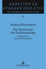 Das Textdesign Der Stellenanzeige af Andrea Ehrenheim