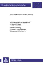 Grenzueberschreitender Stromhandel af Florian Presser