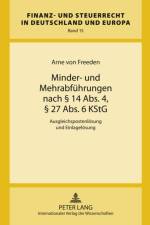 Minder- Und Mehrabfuehrungen Nach § 14 Abs. 4, § 27 Abs. 6 Kstg af Arne Von Freeden