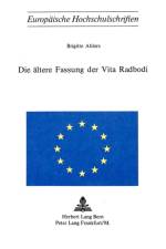 Die aeltere Fassung der Vita Radbodi af Ahlers Brigitte Ahlers