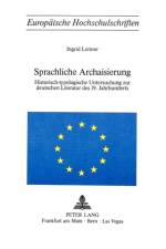 Sprachliche Archaisierung af Leitner Ingrid Leitner