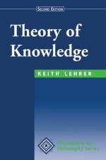 Theory Of Knowledge af Keith Lehrer