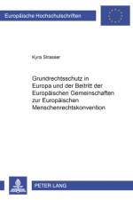 Grundrechtsschutz in Europa und der Beitritt der Europaeischen Gemeinschaften zur Europaeischen Menschenrechtskonvention af Kyra Strasser
