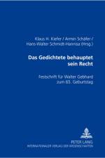 Das Gedichtete Behauptet Sein Recht