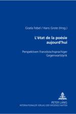 L'etat de la poesie aujourd'hui