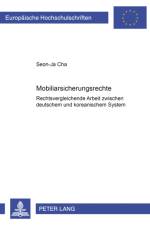 Mobiliarsicherungsrechte af Seon-Ja Cha