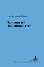 Textsorten und Textsortenvarianten