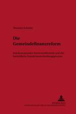 Die Gemeindefinanzreform af Thorsten Schmitz