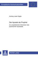 Der Apostel ALS Prophet af Andrzej Jacek Najda
