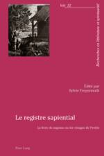 Le registre sapiential