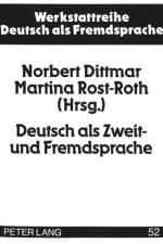 Deutsch ALS Zweit- Und Fremdsprache