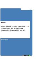 Arthur Miller's Death of a Salesman - The Loman Family and the Father-Son Relationship Between Willy and Biff af Anonym