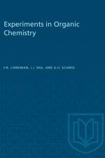Experiments in Organic Chemistry af J J Rae