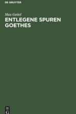 Entlegene Spuren Goethes af Max Geitel