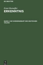 Die Wiedergeburt Des Deutschen Volkes af Ernst Horneffer