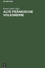 Alte Frankische Volksreime
