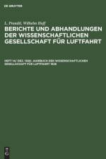 Jahrbuch Der Wissenschaftlichen Gesellschaft Fur Luftfahrt 1926 af Wilhelm Hoff