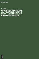 Grossstadtische Kraftwerke Fur Privatbetriebe af E Josse