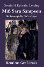 Miss Sara Sampson (Grossdruck) af Gotthold Ephraim Lessing